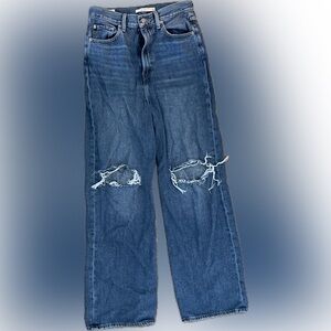 Levi’s High Loose Distressed jeans